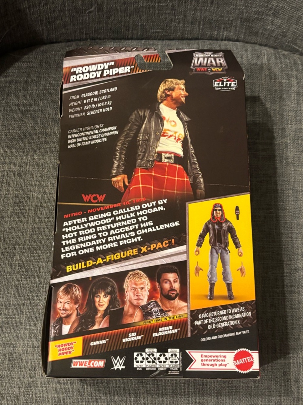 Rowdy Roddy Piper WWE Action Figure Monday Night War New in Box - Picture 5 of 6